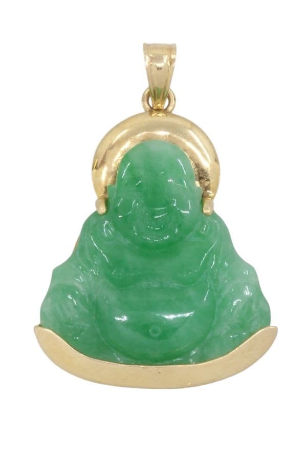 Pendentif Bouddha en Jade