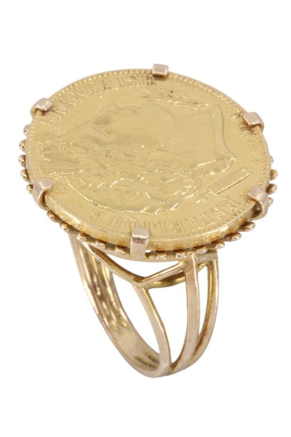 Bague Pièce 20 Francs - photo 4