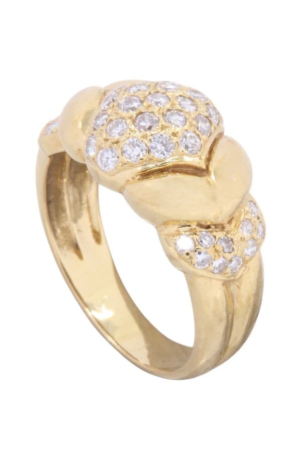 Bague Moderne Pavage Diamants - photo 4