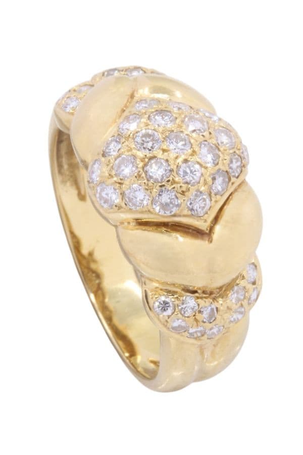 Bague Moderne Pavage Diamants - photo 5