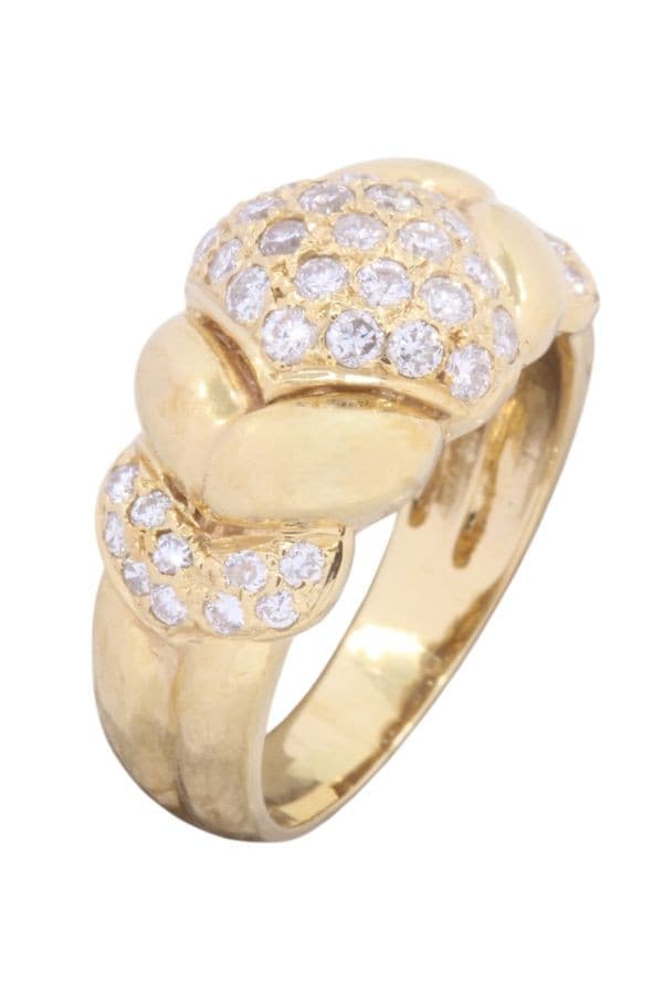 Bague Moderne Pavage Diamants - photo 3