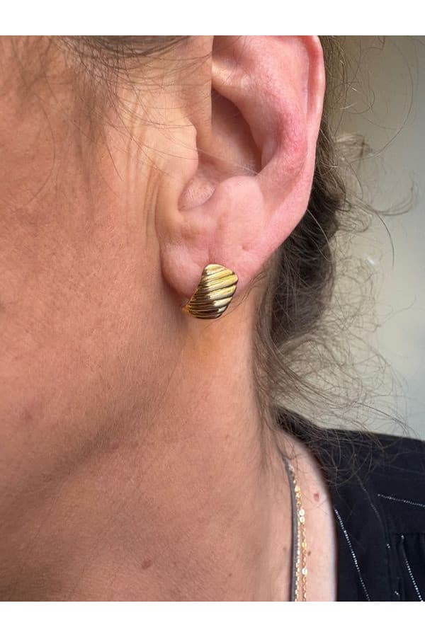 Boucles d'Oreilles Godron - photo 2