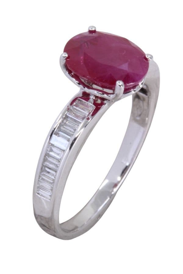 Bague Moderne Rubis et Diamants - photo 3