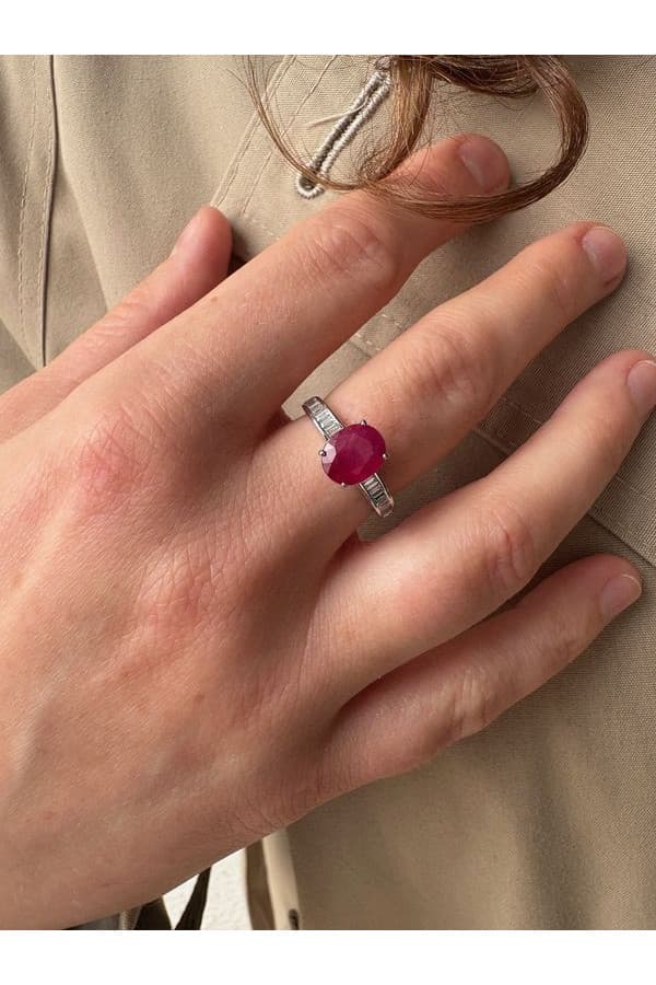 Bague Moderne Rubis et Diamants - photo 2