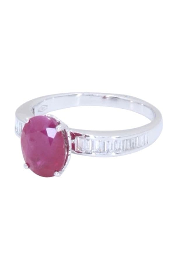 Bague Moderne Rubis et Diamants - photo 6