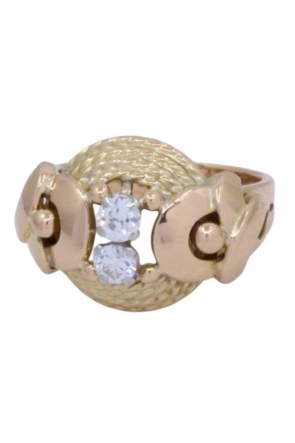 Bague Annees 50 Diamants - photo 6