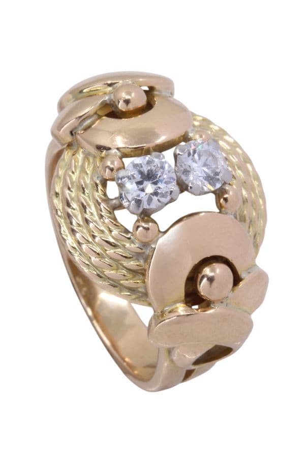 Bague Annees 50 Diamants - photo 5