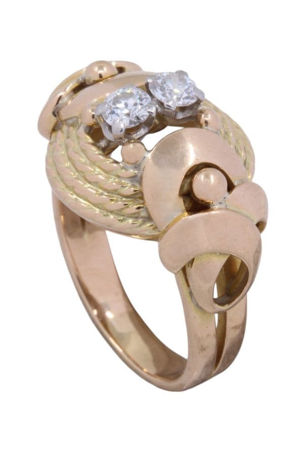 Bague Annees 50 Diamants - photo 4