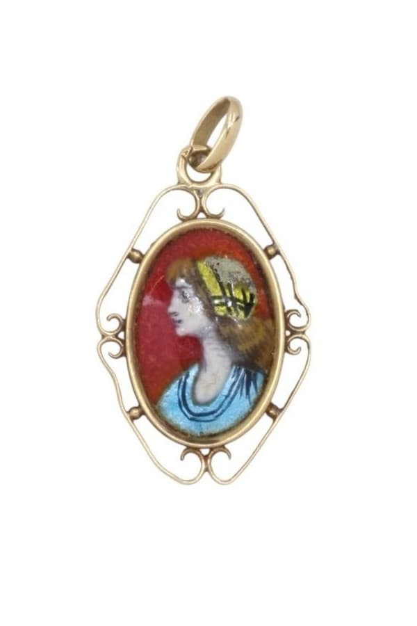 Pendentif Émail de Limoges