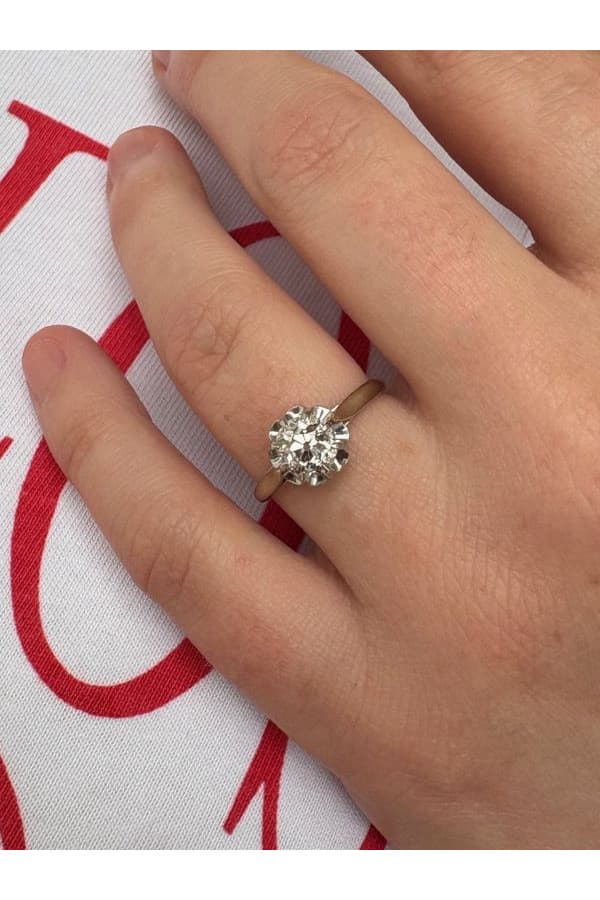 Bague Solitaire 0.80 Carat - photo 2