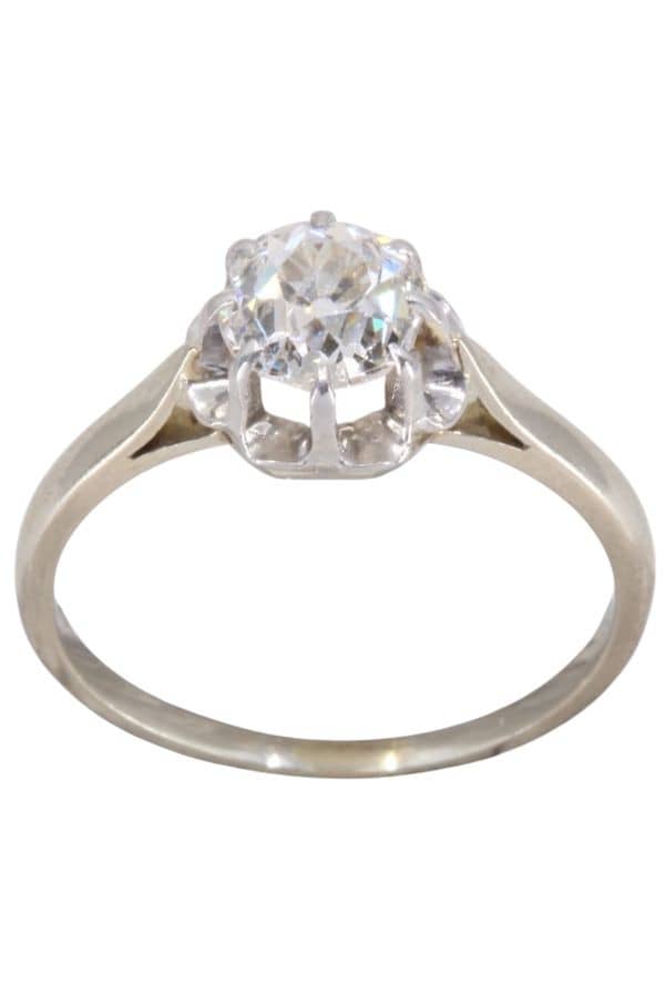 BAGUE SOLITAIRE 0.80 CARAT, photo 2 sur 3
