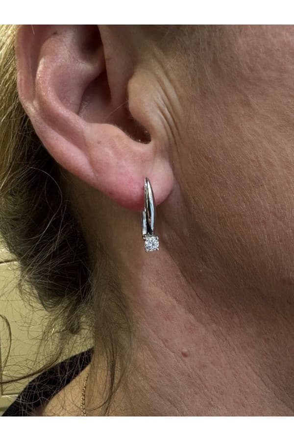 Boucles d'Oreilles Diamants - photo 2