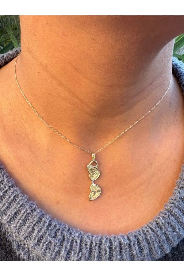 Collier Lunette de Soleil Coeur - photo 2