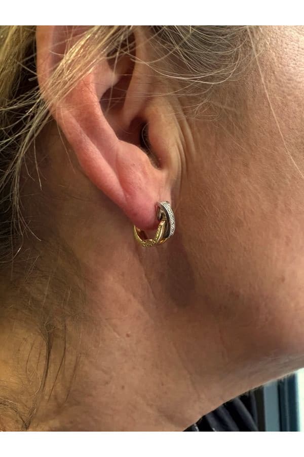 Boucles d'Oreilles Guy Laroche 2 Ors - photo 2