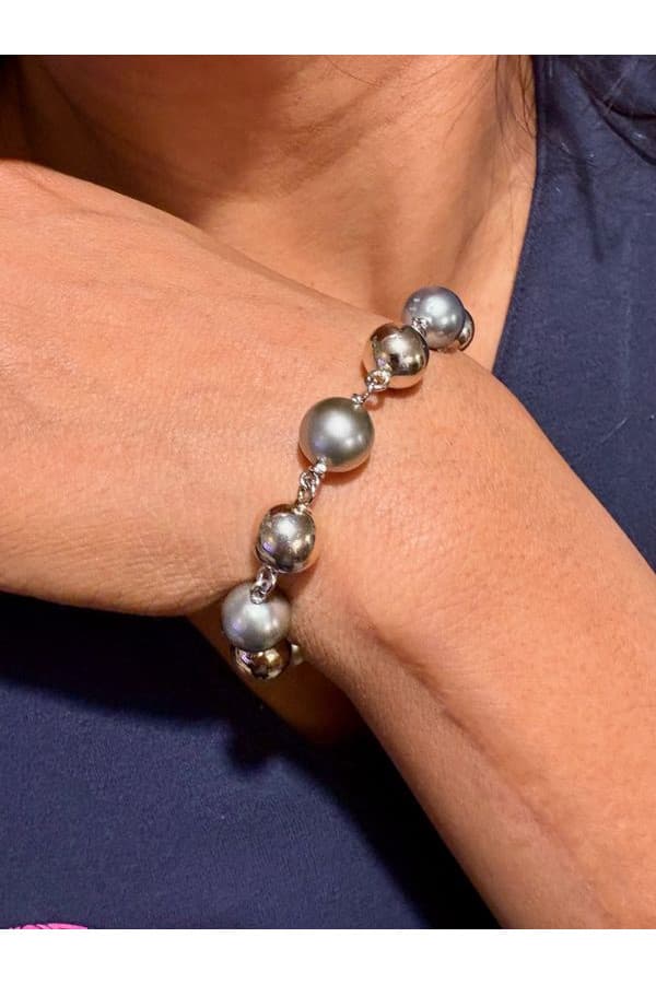 Bracelet Moderne Perles - photo 2