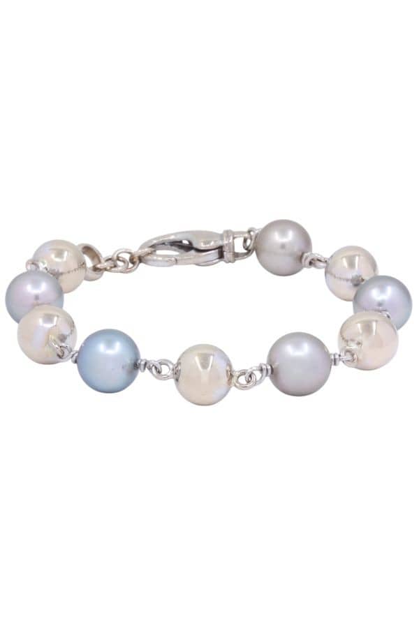 BRACELET MODERNE PERLES, photo 2 sur 3