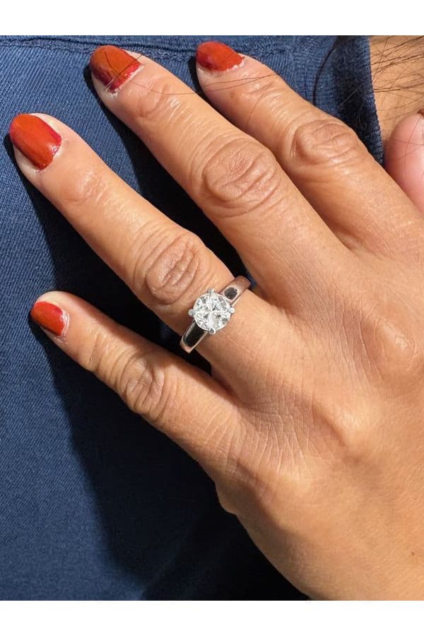 Bague Diamants Style Solitaire - photo 2