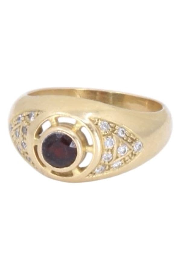 Bague Jonc Rubis et Diamants - photo 6
