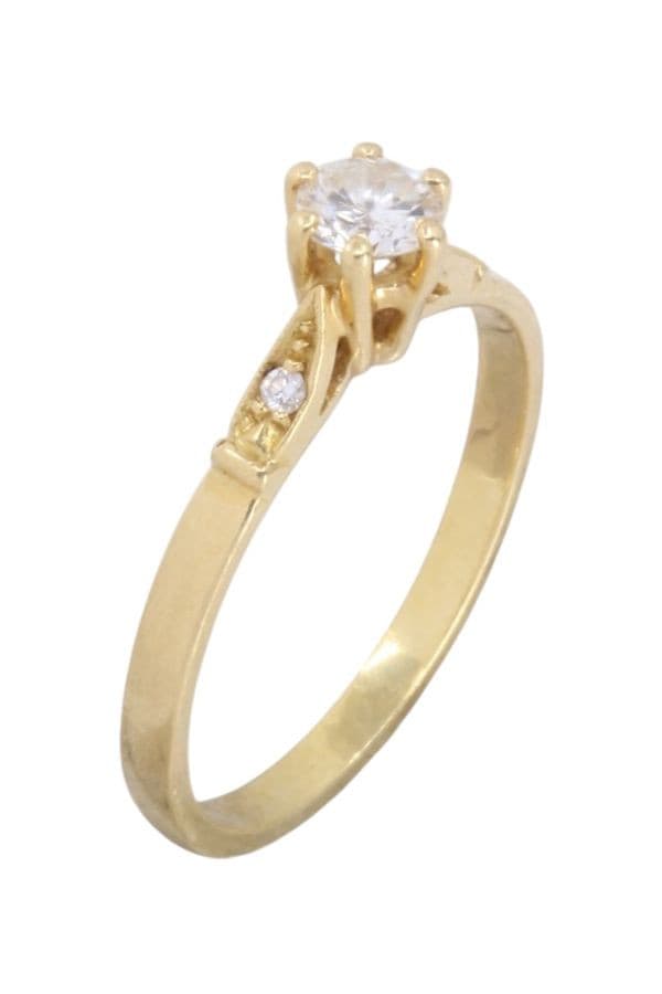 Bague Effet Solitaire Diamant - photo 3