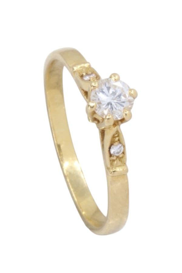 Bague Effet Solitaire Diamant - photo 4