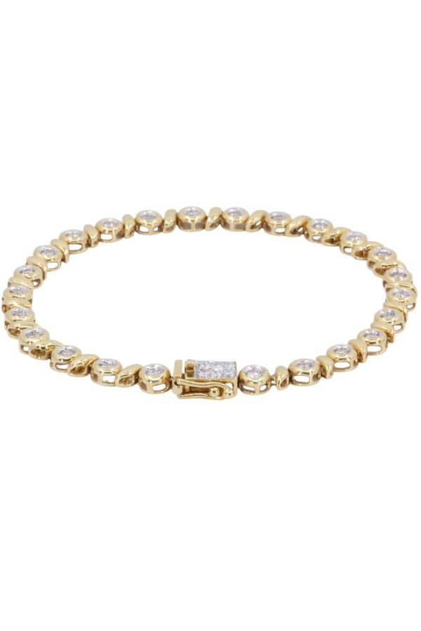BRACELET LIGNE DIAMANTS, photo 2 sur 3