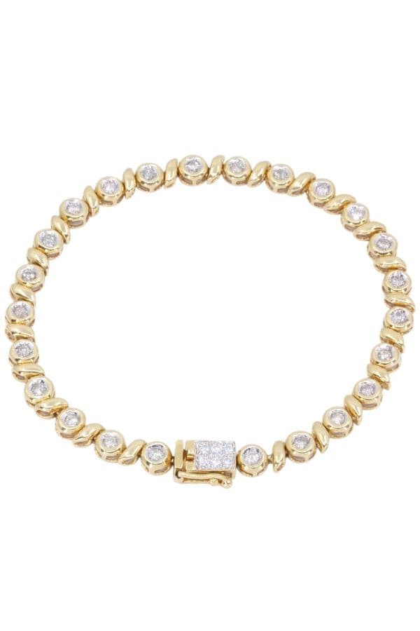 Bracelet Ligne Diamants - photo 4