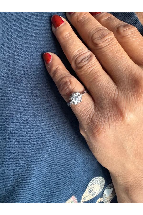 Solitaire Ancien Diamant - photo 2