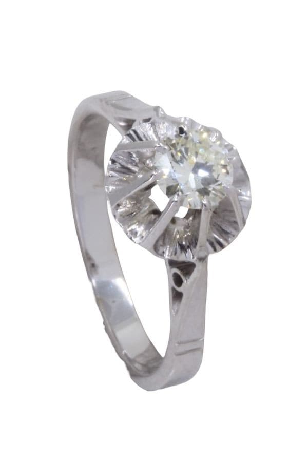 Solitaire Ancien Diamant - photo 5