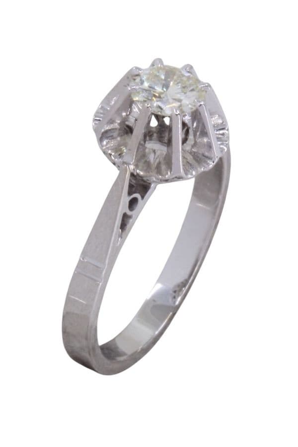 Solitaire Ancien Diamant - photo 3