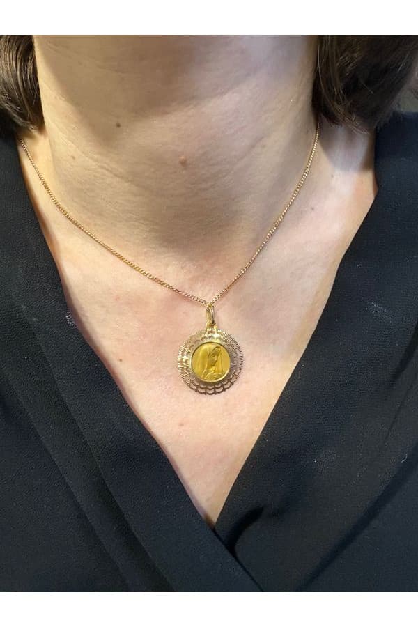 Medaille Vierge Ancienne - photo 2