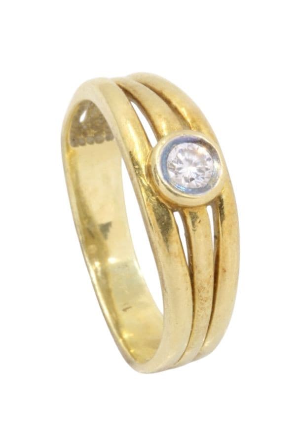 Bague Solitaire Diamant Moderne - photo 5