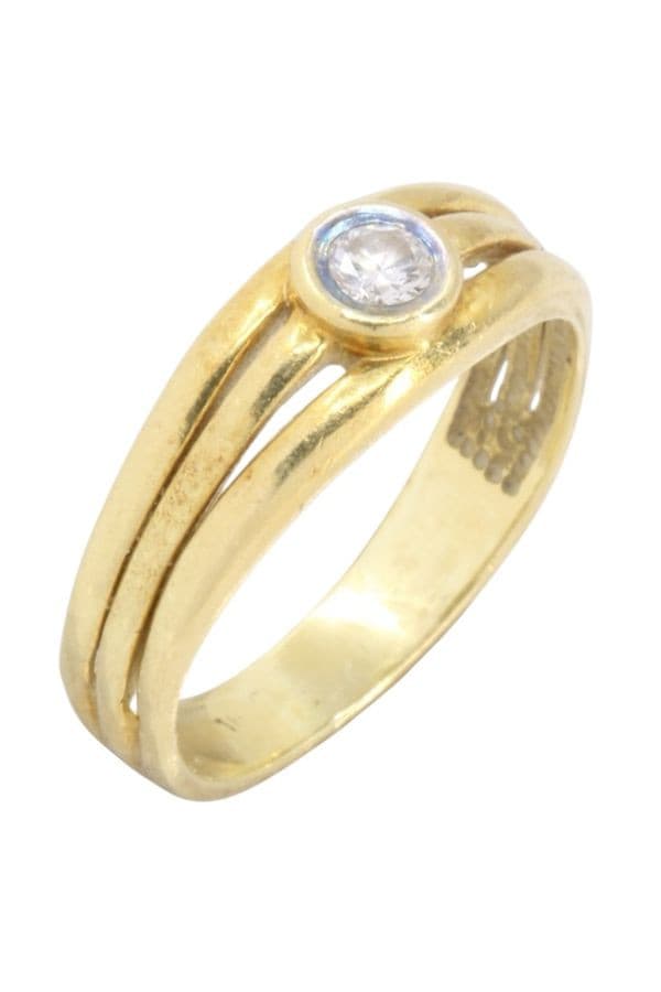 Bague Solitaire Diamant Moderne - photo 3