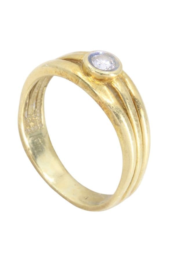 Bague Solitaire Diamant Moderne - photo 4