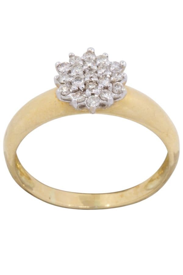 Bague Fleur Diamants
