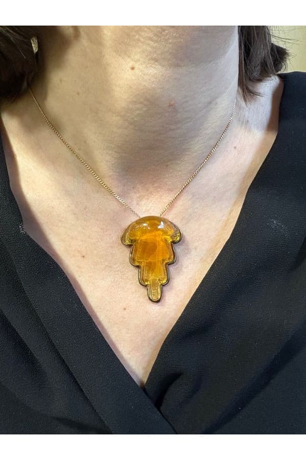 Pendentif Signé Daum - photo 2