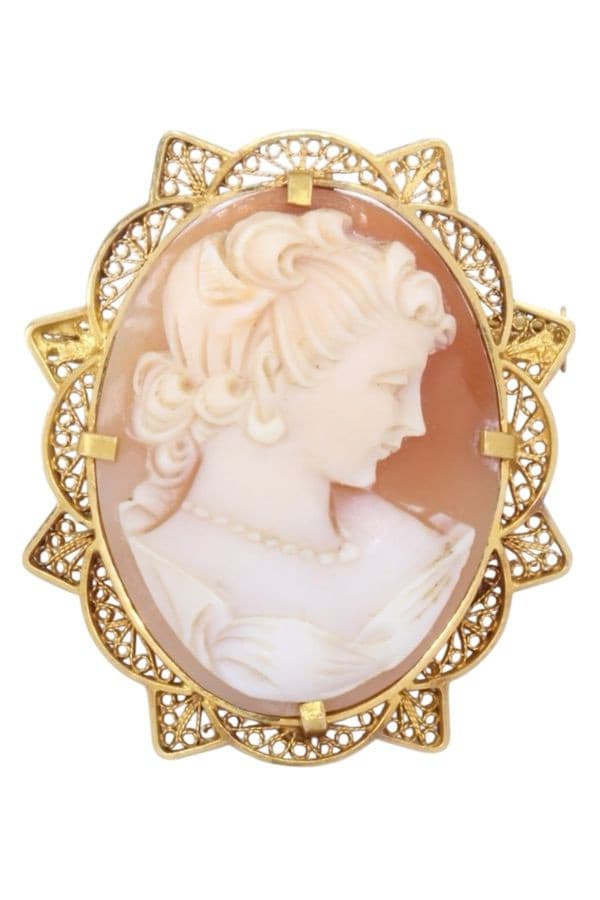 Broche Ancienne Camée