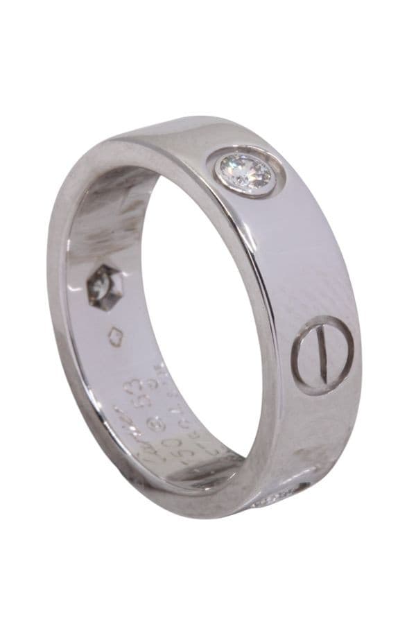 Bague Cartier Love 3 Diamants - photo 4