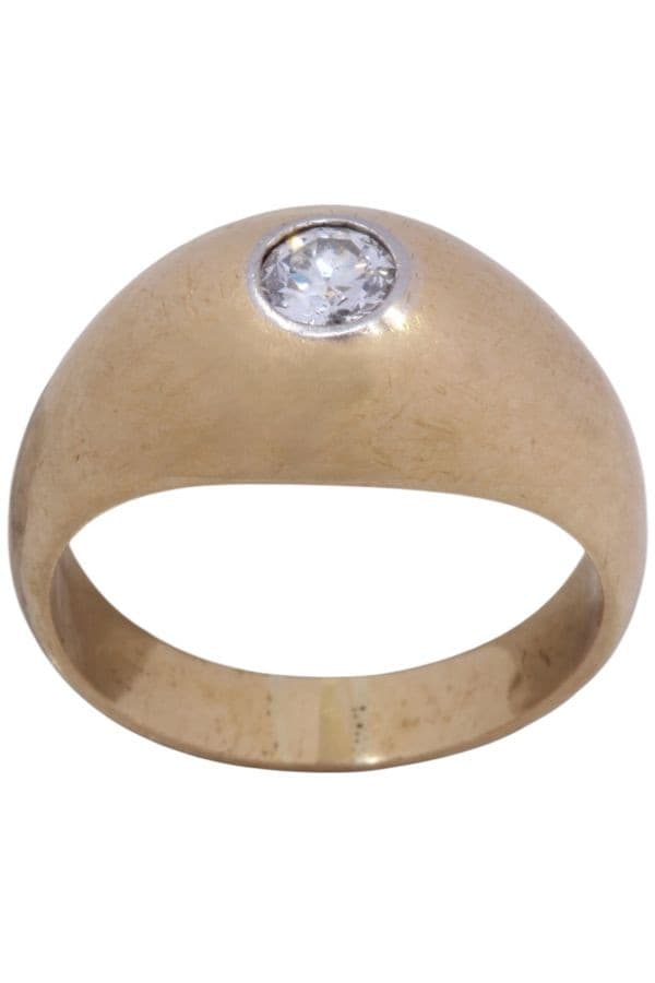 Bague Jonc Anglais Diamant