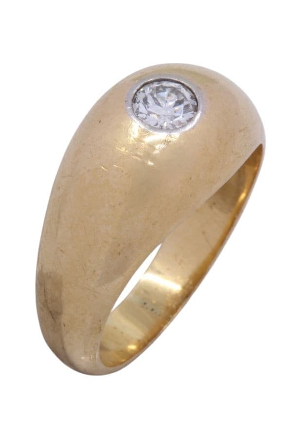 Bague Jonc Anglais Diamant - photo 4