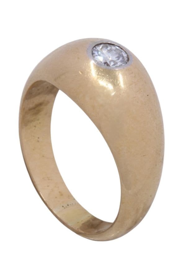 Bague Jonc Anglais Diamant - photo 3