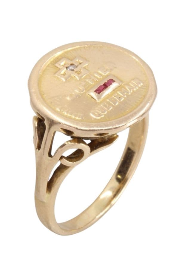 Bague Augis Medaille d'Amour - photo 3