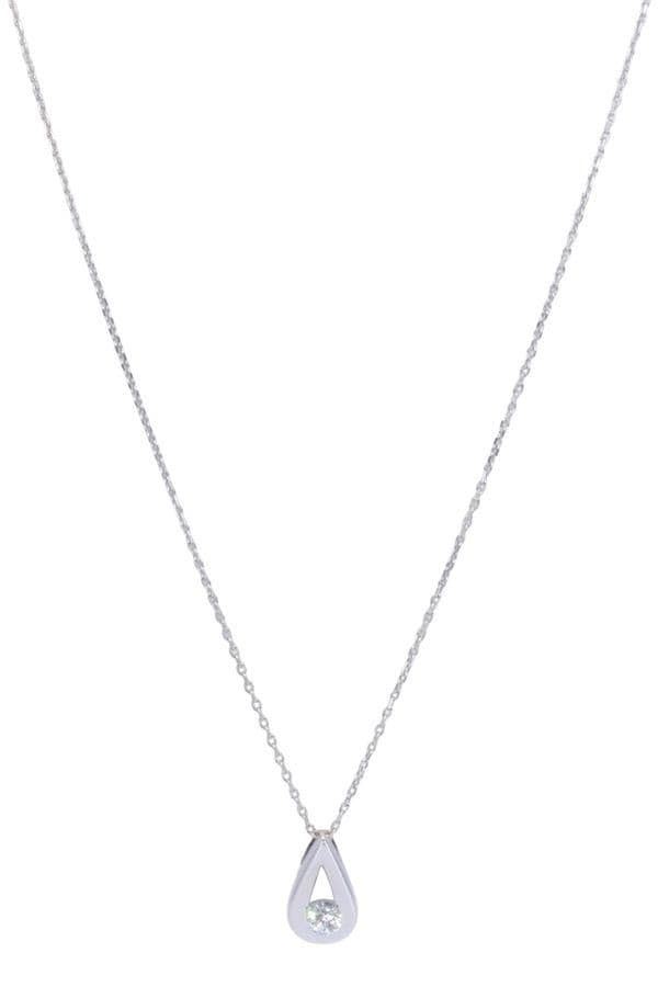 Collier Goutte Diamant Solitaire