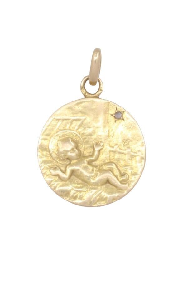 Médaille Enfant Jesus Diamant