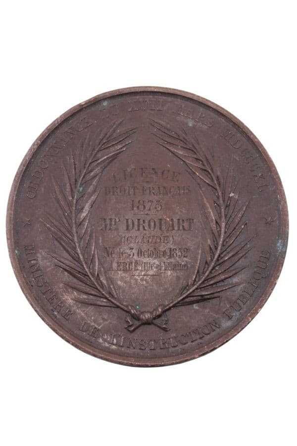 Médaille Faculte de Droit - photo 2