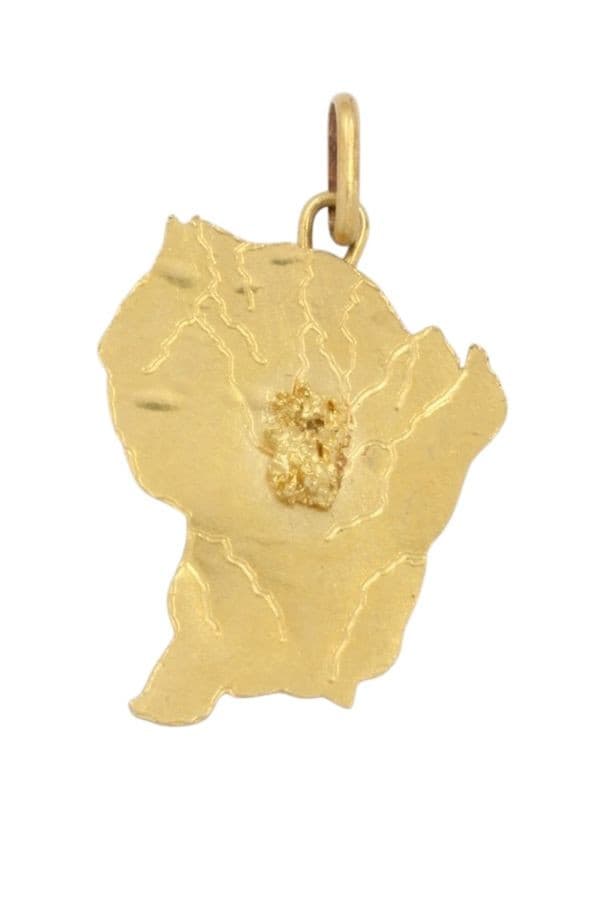 Pendentif Carte de la Guyane