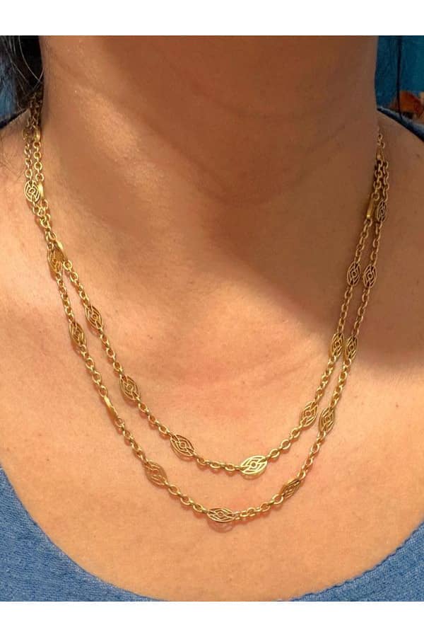 COLLIER FILIGRANE ANCIEN, photo 2 sur 3