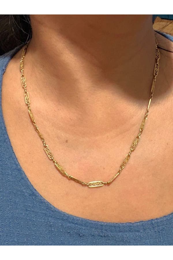 Collier Filigrane Art-Nouveau - photo 2