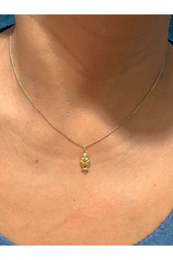 Pendentif Moderne Hibou - photo 2