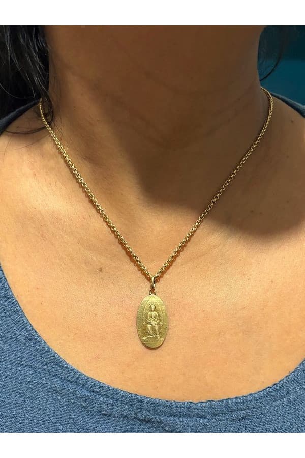 Médaille Vierge Signée E.dropsy - photo 2