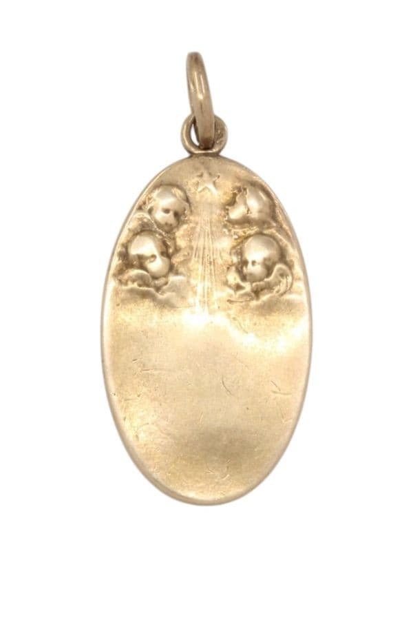Médaille Vierge Signée E.dropsy - photo 3
